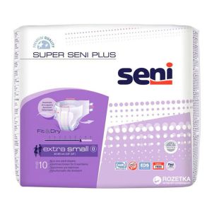 Підгузки Super Seni Plus Extra Small Air, 10 шт.
