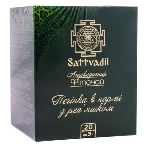 Диетическая добавка фиточай Печень в норме с репешком, Sattvadil