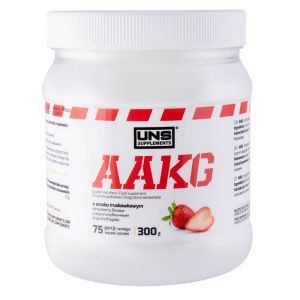 Аминокислотный комплекс AAKG, 300 г, клубничный вкус, UNS 