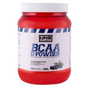 Амінокислотний комплекс BCAA G-Powder, 600 г, зі смаком чорної смородини, UNS