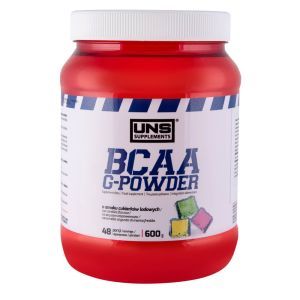 Амінокислотний комплекс BCAA G-Powder, 600 г, зі смаком льодяника, UNS