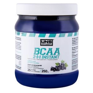 Амінокислотний комплекс BCAA 2:1:1 INSTANT, 250 г, зі смаком чорної смородини, UNS
