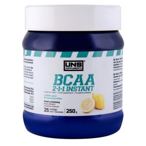 Амінокислотний комплекс BCAA 2:1:1 INSTANT, 250 г, зі смаком лимона, UNS