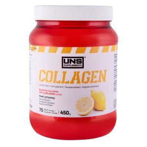 Колаген, COLLAGEN PLUS, 450 г, зі смаком лимона, UNS