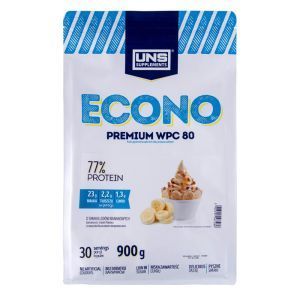 Протеїн Econo Premium, 900 г, бананове морозиво, UNS