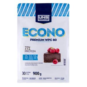 Протеїн Econo Premium, 900 г, зі смаком молочного шоколаду та малини, UNS
