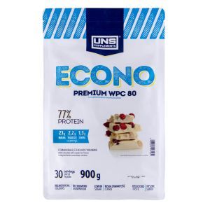 Протеин Econo Premium, 900 г, со вкусом белого шоколада и малины, UNS