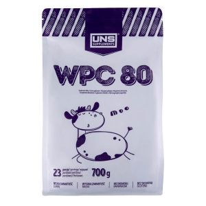 Сывороточный протеин WPC 80, 700 г, со вкусом ванильного мороженого, UNS 