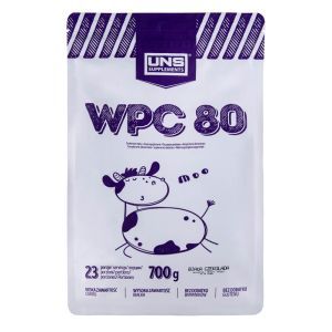 Сывороточный протеин WPC 80, 700 г, со вкусом белого шоколада, UNS 