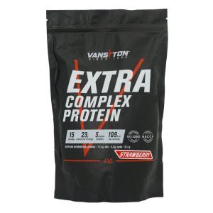 Протеїн ЕXTRA, 450 г, зі смаком полуниці, Vansiton