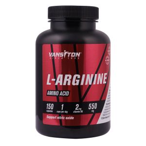 L-аргинин, 150 капсул, Vansiton