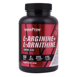 L-аргінін – L-орнітин, 150 капсул, Vansiton