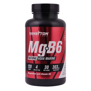 Магний Aquamin + Витамин B6, 120 таблеток, Vansiton 