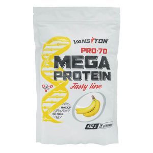 Протеиновый комплекс Pro 70, 450 г, с банановым вкусом, Vansiton 