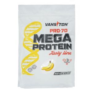 Протеїновий комплекс Pro 70, 900 г, з банановим смаком, Vansiton