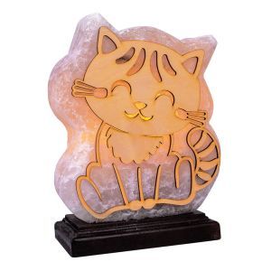 Соляная лампа – детский ночник "Котенок", 5-6 кг