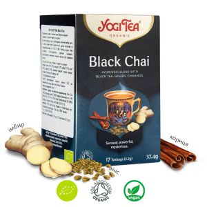 Чай "Чорний", 17 пакетиків, YOGI TEA