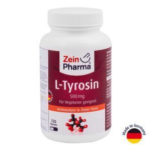 L-тирозин, 500 мг, 120 капсул, ZeinPharma