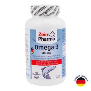 Омега-3, 500 мг, 300 капсул, ZeinPharma
