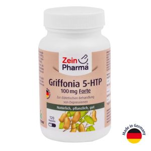 Грифонія 5-HTP (5-гідрокситриптофан) Forte, 100 мг, 120 капсул, ZeinPharma