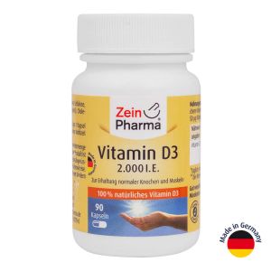Вітамін D, 2000 МО, 90 капсул, ZeinPharma