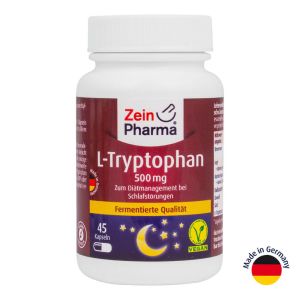 L-триптофан, 500 мг, 45 капсул, ZeinPharma