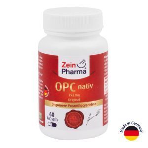 Экстракт виноградных косточек (OPC Nativ), 192 мг, 60 капсул, ZeinPharma