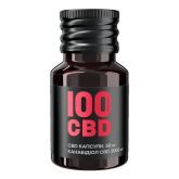 CBD капсули (канабідіол), 50 мг КБД, 60 капсул, 100 PERCENT CBD