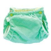 Многоразовый подгузник Экопупс без кармана CLASSIC ACTIVE, 3-7 кг, с вкладышем, зеленый