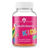 Мультивитамины для детей, 30 жевательных пастилок, Apnas Natural