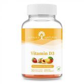 Вітамін D3, 2000 МО, 30 жувальних пастилок, Apnas Natural