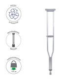 Милиця пахвова алюмінієва регульована з м’якими опорами Dr.Life 1022-M