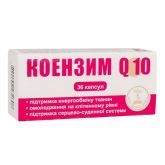 Коензим Q10, 0,45 г (30 мг коензиму Q10), 36 капсул, Красота та Здоров'я