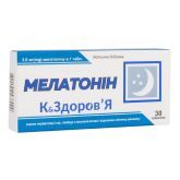 БАД "Мелатонін" К&Здоров'я, 3 мг, 30 таблеток, Красота та Здоров'я