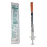 Шприц инъекционный инсулиновый, 1,0 мл с иглой, 100U, Medicare 