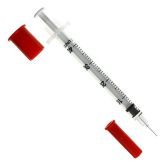 Шприц одноразовий інсуліновий, 1,0 мл, із голкою, 40U, Medicare 
