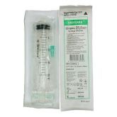 Шприц ін'єкційний, 50 шт., 20,0 мл, 3-компонентний із голкою, Medicare