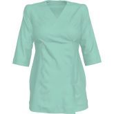 Медична блуза жіноча, ніжно-зелена, розміри 40-56