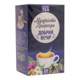 Фіточай "Добрий вечір, 7 трав", 20 пакетиків, Мудрість Природи