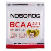 Амінокислотий комплекс BCAA 2:1:1, 200 г, яблучний смак, Nosorog