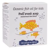 Риб'ячий жир Океанічний для дітей 300 мг, блістер 100 капсул, Orlando