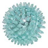 Масажний м'ячик Ridni Relax, діаметр 8 см, прозоро-блакитний