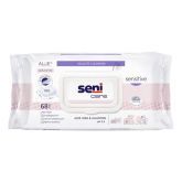 Вологі серветки Seni Care Sensitive, 68 шт.