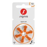 Комплект батарейок до слухового апарата 1.45 V, Signia Classic 6-13M, 6 шт.