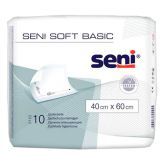 Гігієнічні пелюшки Seni Soft Basic, 40x60, 10 шт.