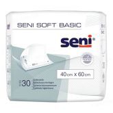 Гігієнічні пелюшки Seni Soft Basic, 40x60, 30 шт.