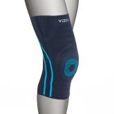 Наколенник с ребрами жесткости и силиконовым кольцом, Vizor 703