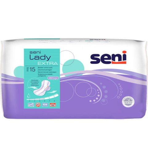 Урологические прокладки для женщин Seni Lady Extra, 15 шт., SELU-EX15