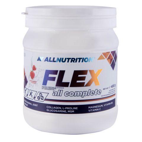 Комплекс для суставов, хрящей, связок Flex All Complete, 400 г, со вкусом клубники, All Nutrition