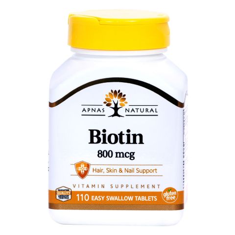 Биотин, 800 мкг, 110 табл., Apnas Natural